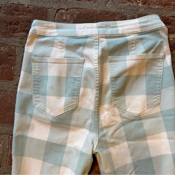 We The Free Blue and White Plaid Just Float On high-waist flare jeans size 29 - Picture 11 of 16